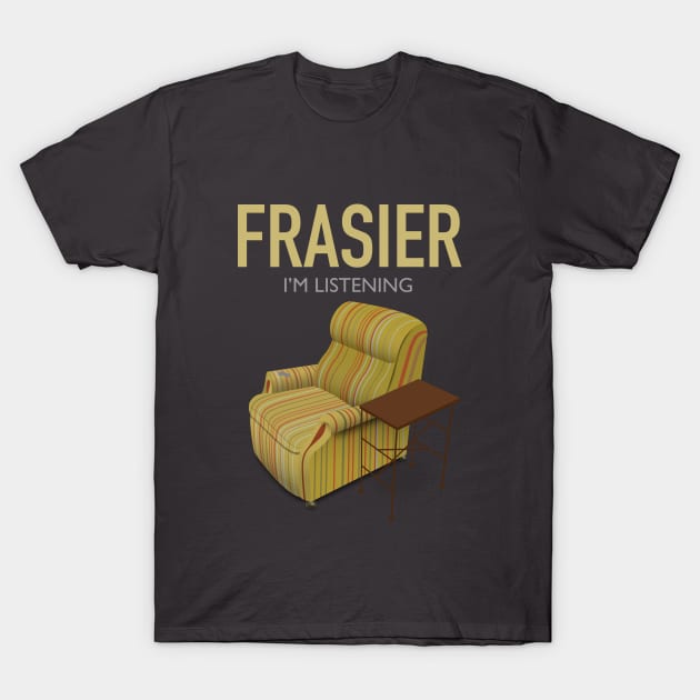 Frasier - TV Series Poster T-Shirt by MoviePosterBoy